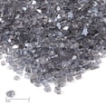 thumbnail image 3 of Real Flame Gray Reflective Fire Glass Filler for Indoor & Outdoor Use, Made of Tempered Glass, 20 lb. Bag, 3 of 3