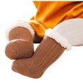 thumbnail image 5 of S LUKKC LUKKC Baby Winter Fuzzy Slipper Socks Christmas Thicken Warm Wool Fleece Children's Floor Socks Solid Color Plus Velvet Non-Slip Baby Shoes Socks Gifts for Boys Girls, 5 of 6