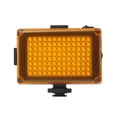 thumbnail image 1 of L104 Mini Luz LED Bicolor para Video 3200K/5600K, Ajuste de Brillo 0-100%, 1800LM, Ra97+, 104 LEDs, Soporte Doble Cold Shoe, Sin Batería, 1 of 6