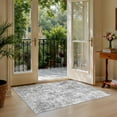 thumbnail image 2 of UERMEI 3'x5' Area Rugs for Entryway, Washable Non-slip Soft Indoor Door Mats, Modern Abstract Throw Rug for Bedroom Laundry Room Carpet, Gray, 2 of 10