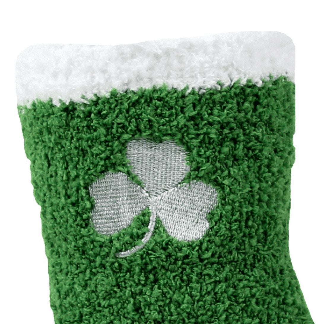 Irish Solid Fuzzy Socks