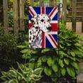 thumbnail image 2 of Dalmatian with English Union Jack British Flag Garden Flag, 2 of 5