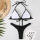 thumbnail image 4 of Mujeres verano moda vendaje sólido tanque Sexy dos piezas Bikini traje de baño Fridja  nalpqowj50805, 4 of 4