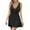 Black, variant on JAKANYQ Women Swimwear Hollow Out V-Neck Waist Beach Cover Up Dress Sexy Summer Vacation Maxi Dress Cozy Hawaii Tropical Brazilian Beachwear