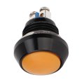 thumbnail image 6 of 10pcs 12mm Momentary Metal Push Button Switch Self Reset Switch Yellow, 6 of 8