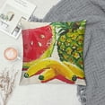 thumbnail image 2 of Qinduosi Summer Pineapple Watermelon Decorative Throw Pillow Cover , Watercolor Tropical Fruit Farmhouse Cushion Case Decor, Seasonal Home Decoration for Sofa Couch White, 2 of 5