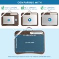 thumbnail image 3 of Lap Desk LapGear Designer Hummingbird Toile para ordenadores portátiles de 15,6 pulgadas, 3 of 6