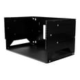thumbnail image 1 of StarTech.com 4U Open Frame Wall Mount Network Rack w/ Built in Shelf - 2-Post Adjustable Depth (12" to 18") Equipment Rack - 75.2lbs (WALLSHELF4U) - Rack (wall mount) - black - 4U - 19" - for P/N: CABSCRWS1032, 1 of 8
