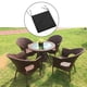 thumbnail image 4 of Silla De Asiento 2x Silla De Silla Muebles De Jardín Corbata Al Aire Libre En La Parte Posterior Beige Black Sunnimix cojín del asiento, 4 of 8