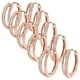 thumbnail image 2 of Aretes VenDepot Ring04 5Pzas Aro Oro Rosa Metal/Zirconia, 2 of 2