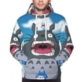 thumbnail image 6 of Totoro Trendy Cartoon Men'S Fleece Hooded Hoodie, hoodies for women men with pockets,Fall Fashion 2025 Pullover Sweaters Winter Clothes, 6 of 9