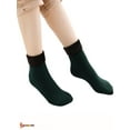 thumbnail image 5 of Spencer 5 Pairs Women's Winter Warm Fleece Lined Socks Solid Thick Thermal Stretchy Crew Socks for Cold Weather, 5 of 8