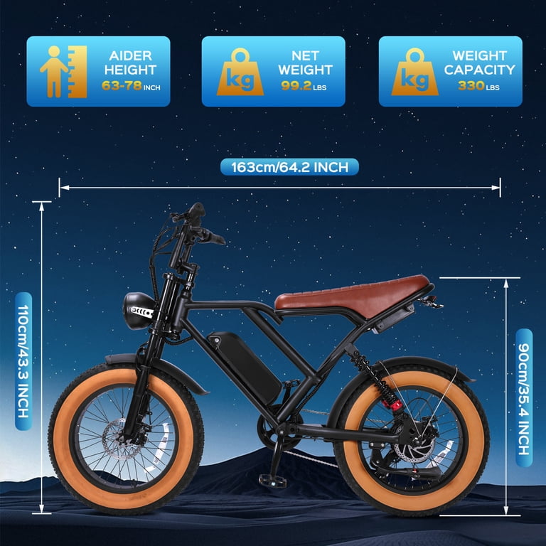 Hiqis S8 Electric Bike for Adult, 1000w 20 inch Fat Tire 48V 17.5ah Removable Battery, 31mph Shimano 7 Speed Disc Brake Off-Road Mountain Ebike Ul2849 Hiqis S8 Electric Bike for Adult, 1000w 20 inch Fat Tire 48V 17.5ah Removable Battery, 31mph Shimano 7 Speed Disc Brake Off-Road Mountain Ebike Ul2849