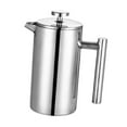 thumbnail image 2 of Cafetera de prensa francesa, tetera para espresso, resistente al calor, regalo de cumpleaños, cafetera versátil de acero inoxidable para cafetería 350 ml, 2 of 8