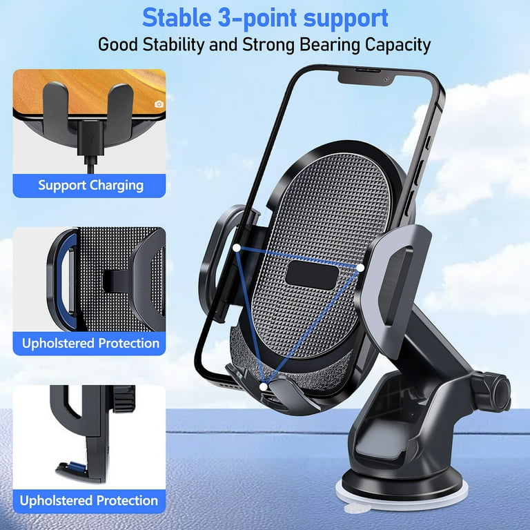 Car accessories outlet cell phone holder