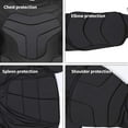 thumbnail image 3 of TUOYR Men's Padded Compression Shirt Protective Shirt Rib Chest Protector Training Sport Shirt for Goalkeeper, 3 of 5