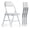 White, variant on Sunshen 4 Pack Folding Chairs with Padded Vinyl Cushion Chairs with Comfortable Cushion and Durable Steel Frame for Home and Office, for Indoor and Outdoor Events (Black, Vinyl)