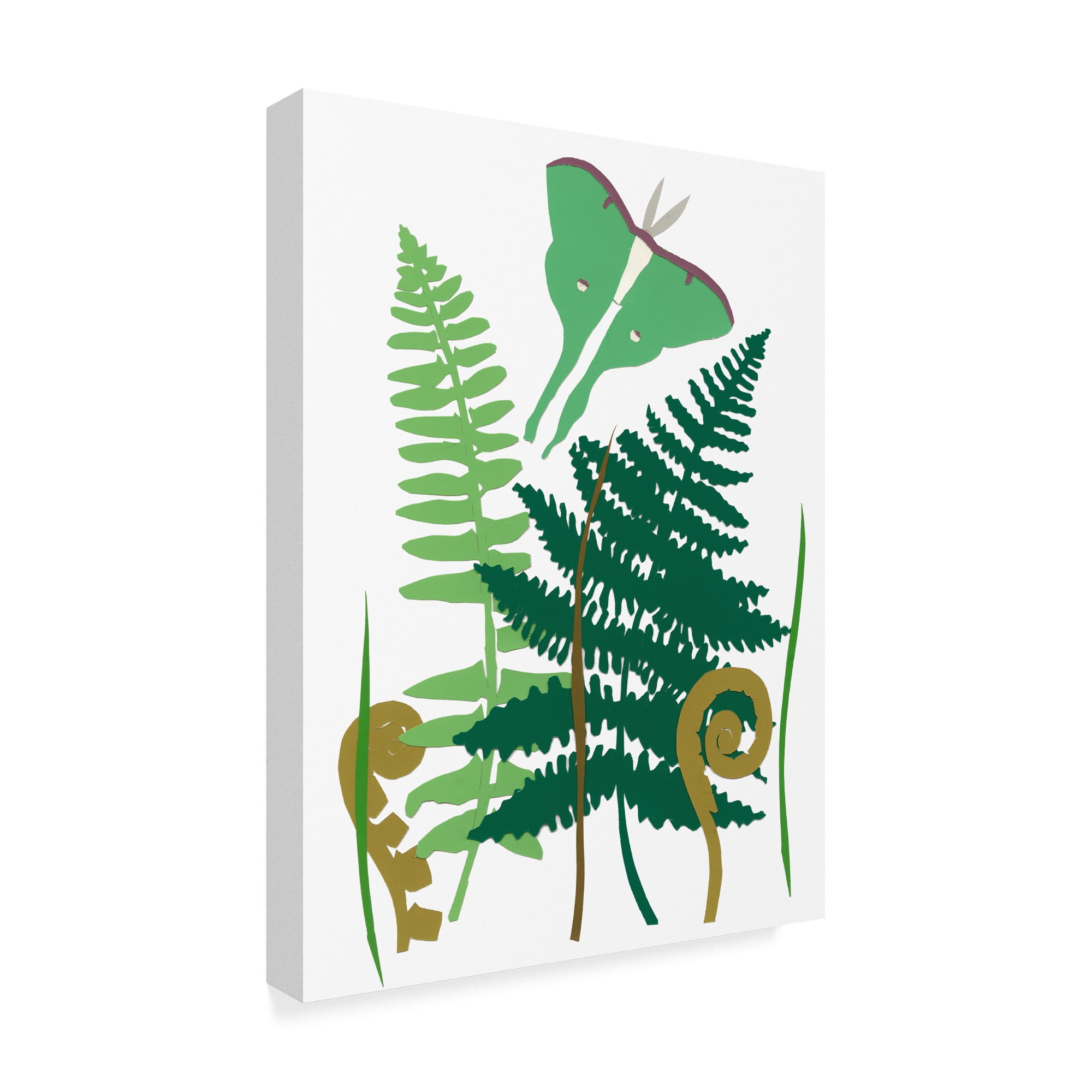 Trademark Fine Art 'Fern Fantasy Garden I' Canvas Art by Alicia Ludwig