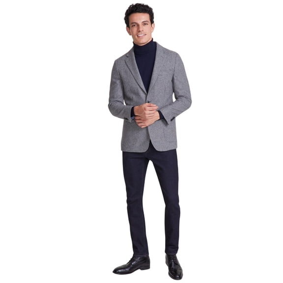 Tommy Hilfiger Mens Modern fit Sport Coat Blazer 38 R Grey Wool