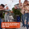 thumbnail image 3 of JBL Partybox 310 - Portable party speaker with dazzling lights and powerful JBL Pro Sound - Black, 3 of 22
