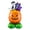 A, variant on Opvise Cartoon Balloon Exquisite Adorable Fine Workmanship Scary Eye-catching Decorate 4D Pumpkin Halloween Skull Balloons C