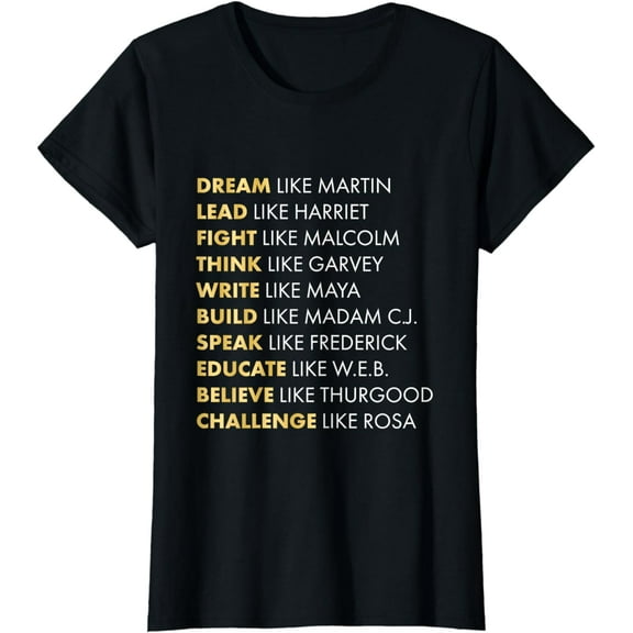 Black History T Shirts - Dream Like Martin T Shirt