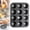 Black, variant on 1Pc Clearance Under $7 Banana Madeleine Pan 12-Cavity Madeleine Pan For French Patisserie Baking, Metal Banana Pan Black