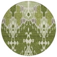 thumbnail image 2 of Addison Rugs Chantille Indoor/Outdoor Transitional Ikat Olive Washable Round Rug, 8' x 8', 2 of 6