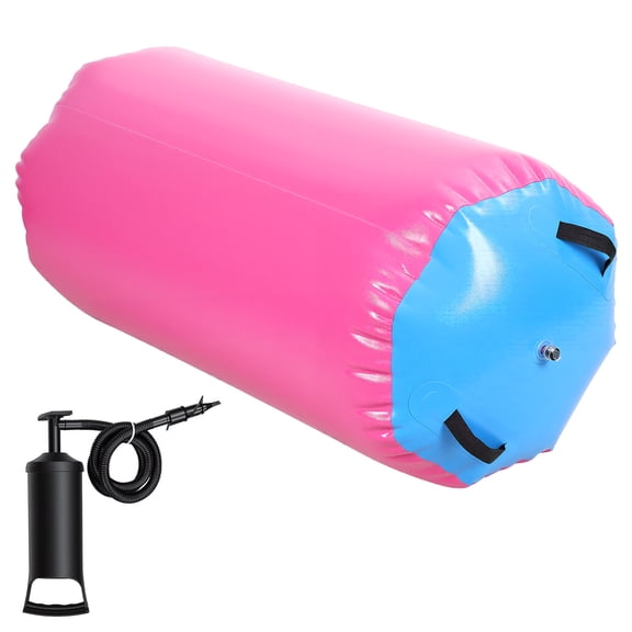 Koiauber Air Roller Gymnastics Barrel,Inflatable Tumbling Roller Air Mat with Air Pump,Back Handspring Training Air Tumbler Octagon Barrel for Home Use,Gym Training