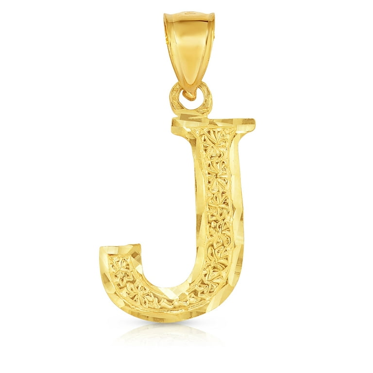 Extra large store initial necklace