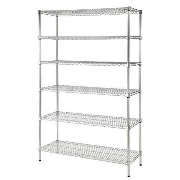 Decorative Wire Chrome Finish, Commercial Wire Shelving