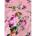 thumbnail image 7 of MODA NOVA Big & Tall Men's Short Sleeve Printed Button Front Beach Hawaiian Shirt Pink 34, 7 of 7