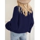 thumbnail image 5 of Suéter PRETTYGARDEN Azul Marino Oversized con Mangas Farol Talle S, 5 of 5