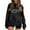 Black, variant on Ladies, Might Just Have To Jingle Some Way I'm Tired Of Hoodies. Funny Saying Printed Sweatshirt Casual Pullover for Women,Red,S