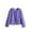 Purple, variant on Hfyihgf Womens Cropped Coats Long Sleeve Crewneck Open Front Parka Shaggy Fuzzy Faux Fur Coat Jacket Winter Warm Outwear(Navy,3XL)