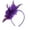 B, variant on Elegant Feathered Flower Hairhoop For Wedding Music Festival Event Gathering Hairband Celebration Headwear