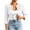 *White, variant on VBVC Women's 3/4 Sleeve Cropped Bolero Jacket , Ladies' Ruched Dressy Casual Shrug Cardigan , Lightweight Work Party Outerwear For Women, Red , XS-XL