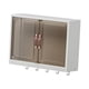thumbnail image 5 of Cesta de pared para baño, carrito de ducha, decoración, cestas de cocina adhesivas, estante colgante para baño, dormitorio, granja, lavandería, Soledad Estante de baño, 5 of 10