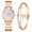 C, variant on TopLLC Women's Watch Easy Read Wrist Watch Women'S Fashion Casual Style Alloy Quartz Watch, Girl'S Birthday Present Fashion Watch for Women