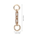 thumbnail image 5 of 3 7 inch Shoulder Bag Chain Extender for Purse Handbag 1 Set Charm Strap Extension, 5 of 6