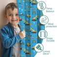 thumbnail image 3 of Blackout Kids Curtains,Cartoon Construction Vehicles Question Marks Childrens Insulated Curtains Set Of 2,Bedroom Essentials,Toddler Room Decor 42"x63", 3 of 5
