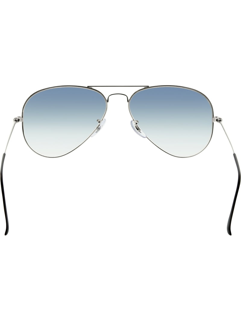 Ray-Ban RB3025 Silver Aviator Sunglasses for Men with Gradient