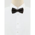 thumbnail image 2 of INSPIRE CHIC Men's Polka Dots Bow Ties Pre-Tied Bowknot for Wedding Business Black Red, 2 of 5