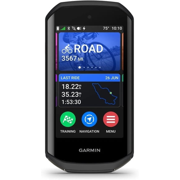 Garmin Edge 1050 Premium Cycling Computer - Vivid Color Touchscreen Display, Built-in Speaker, Advanced Training and Group Ride Features, Road Hazard Alerts