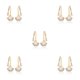 thumbnail image 2 of Qarigey Pendientes de perlas elegantes y versátiles para todas las ocasiones Pendientes Joyería El mejor regalo para cualquier mujer Type2 NO2, 2 of 6