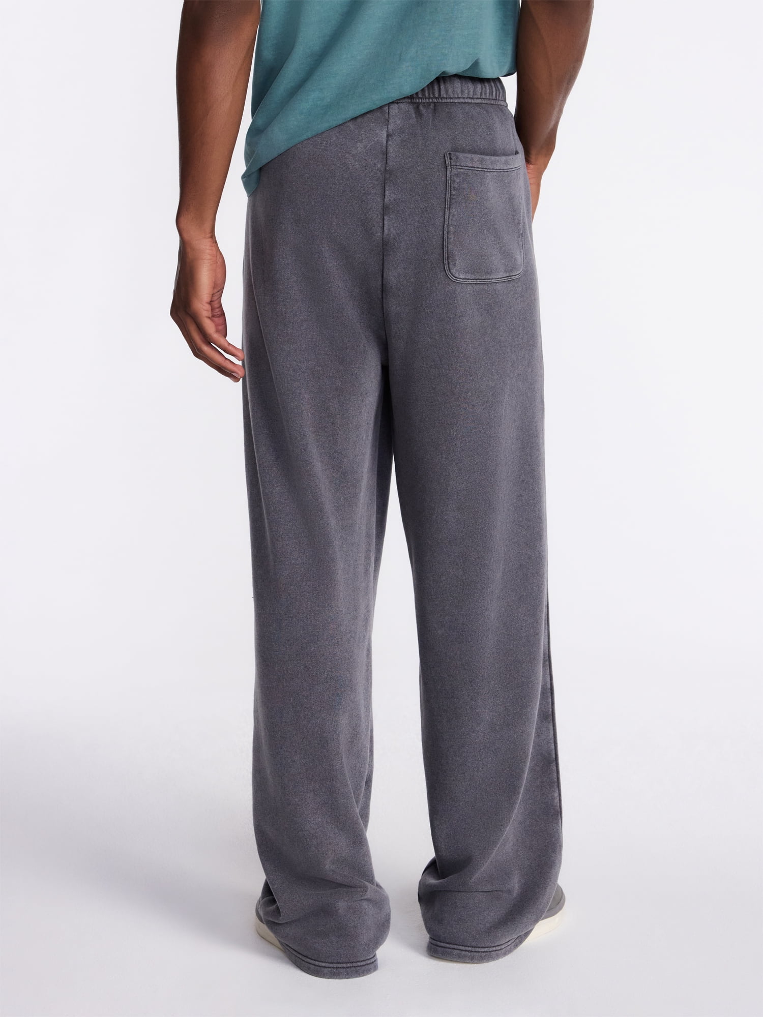 No Boundaries Fleece Open Hem Pants, Men's XS-5XB