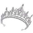 thumbnail image 2 of KAKOWELY Corona de novia de lujo con diamantes de imitación y aleación, accesorios para el cabello de boda, 2 of 5