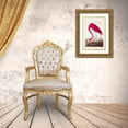 thumbnail image 3 of Audubon, John James 11x14 Gold Ornate Wood Framed with Double Matting Museum Art Print Titled - Pl 431 American Flamingo, 3 of 4