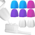 thumbnail image 2 of 8Pcs Toothpaste Cover Silicone Self Closing Toothpaste Dispenser For Bathroom Hygiene For Kids And Adults, 2 of 8