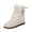 Beige, variant on Snow Boots for Women,Women's Winter Boots With Thick Buckle Closure Round Toe Non- Traction Outdoor Cold Weather Footwear for Comfort,Winter Boots for Women,Black,7.5